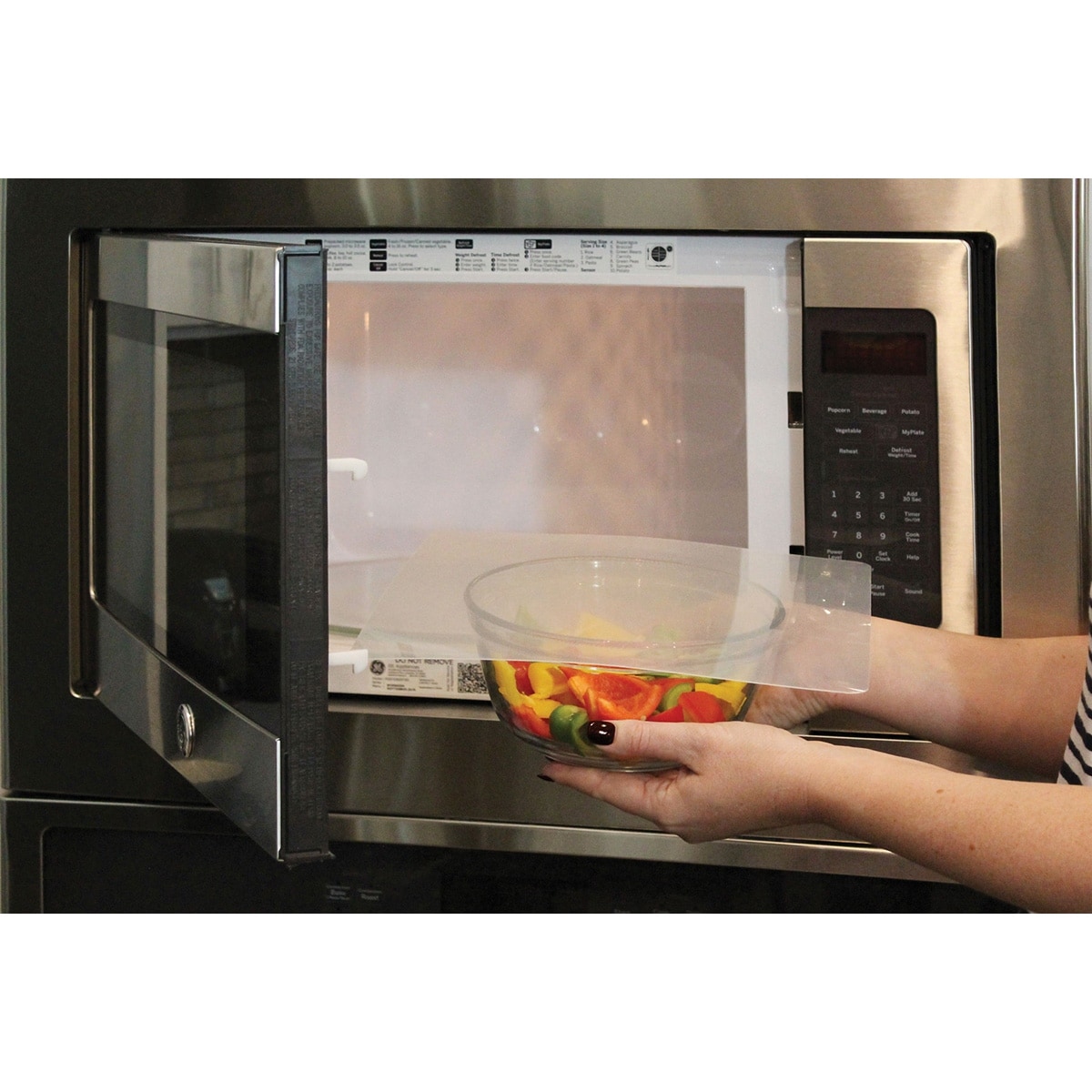 Set of 2 (10.5 inch) Microwave Splatter Cover, Microwave Cover for Food,  Large, Guard lid-NEW!! - Small Kitchen Appliances