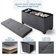 preview thumbnail 27 of 62, Nestl Storage 30-In Storage Ottoman Bench with Storage Bins for Bedroom - Folding Foot Rest Ottoman with Storage for Living Room