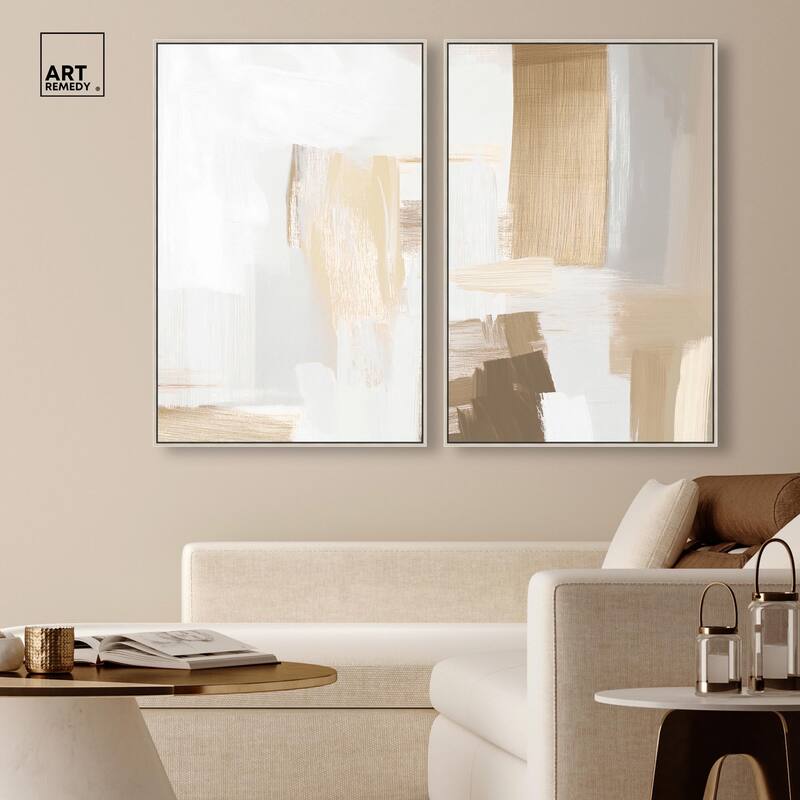 Tactile Textures I Canvas Set of 2 by Art Remedy