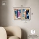 preview thumbnail 30 of 41, Abstract Mask Series Living Room Set Shadowbox Print by Art Remedy