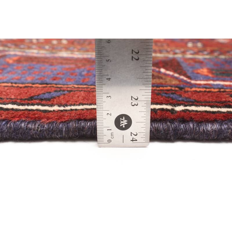 ECARPETGALLERY Hand-knotted Konya Anatolian Dark Red Wool Rug - 4'4 x 7'5