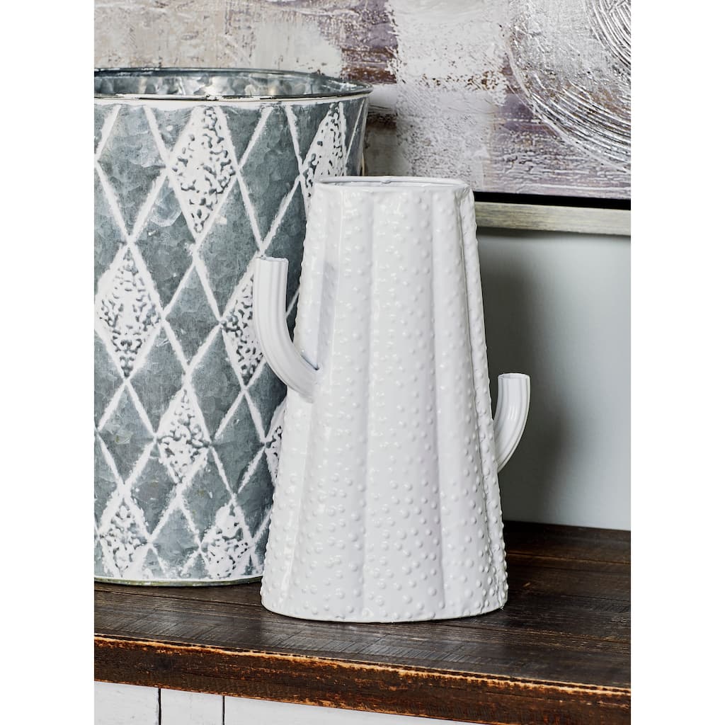 10 X 4 inch Modern Iron Cactus Vase