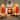 Lighted Santa Hat Style Christmas Tree , 4ft Artificial Tree with Warm White Lights，Set of 2