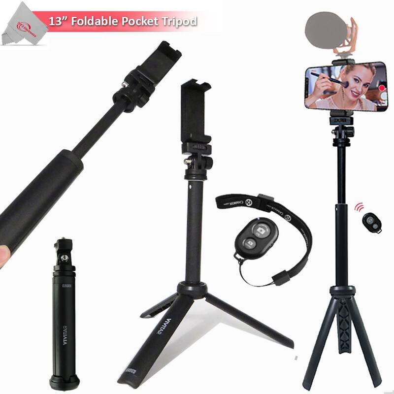 Hollyland LARK MAX 2 ULTIMATE COMBO Wireless Lavalier Mic System for Cameras, Mobile Devices + 13" Tripod + 16GB Card