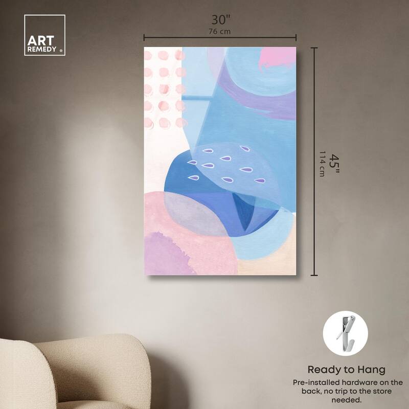 Doll Memories - Pretty Blue II Acrylic by Art Remedy, Ready to Hang