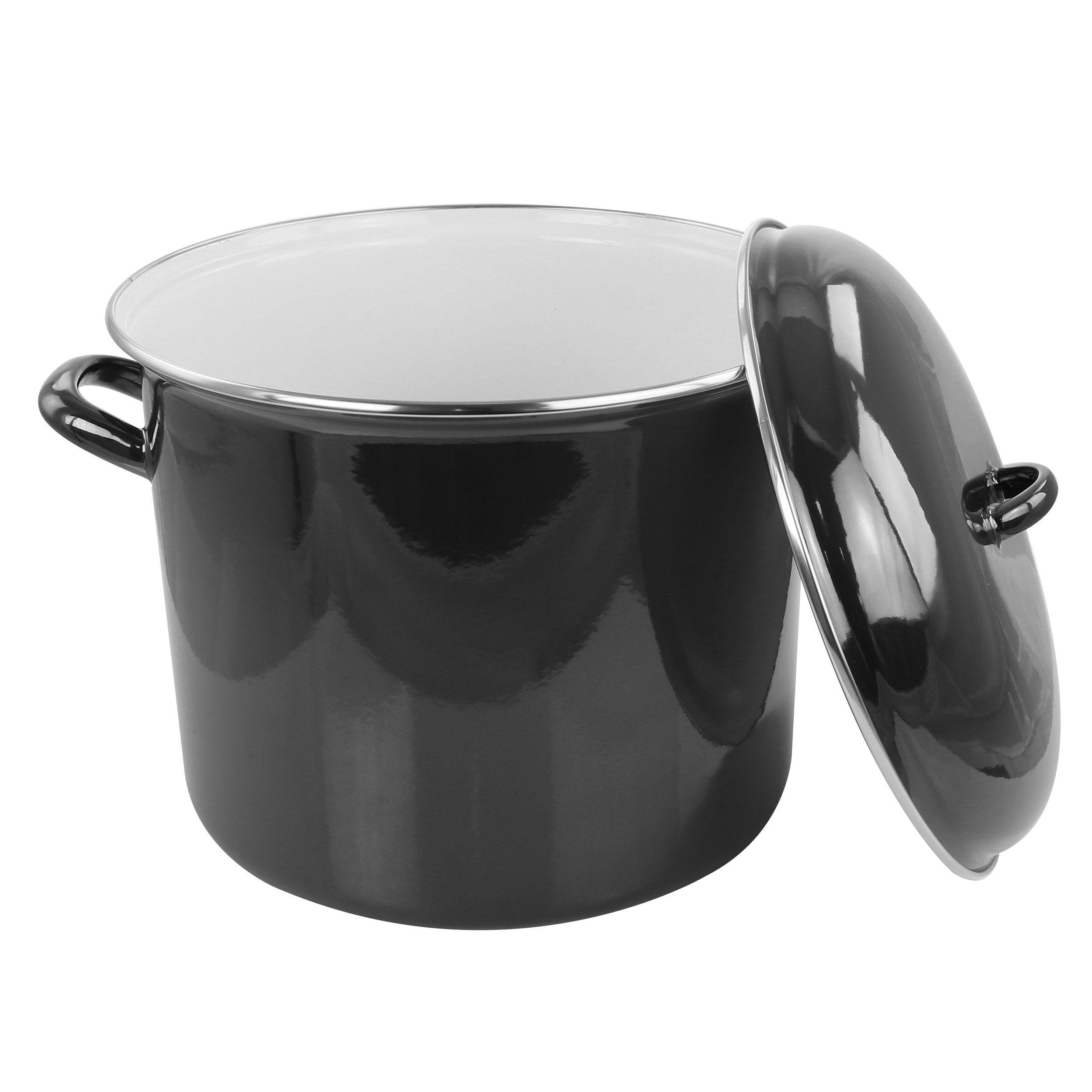 12 Quart Soup Pot, Black