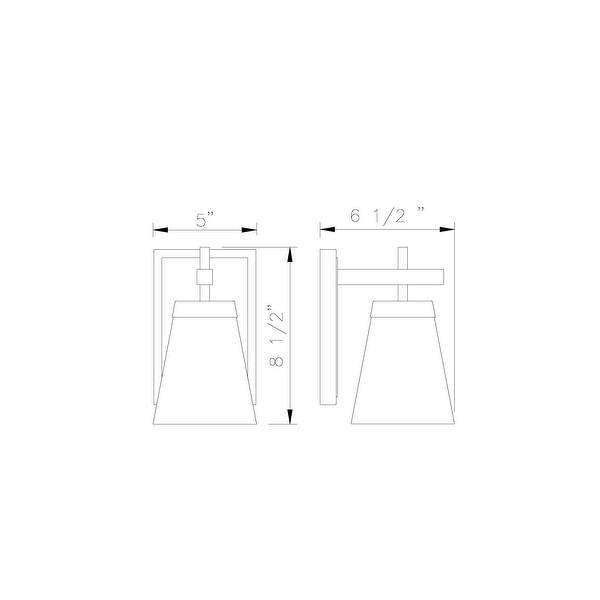 Lauren 1 Light Wall Sconce - Chrome