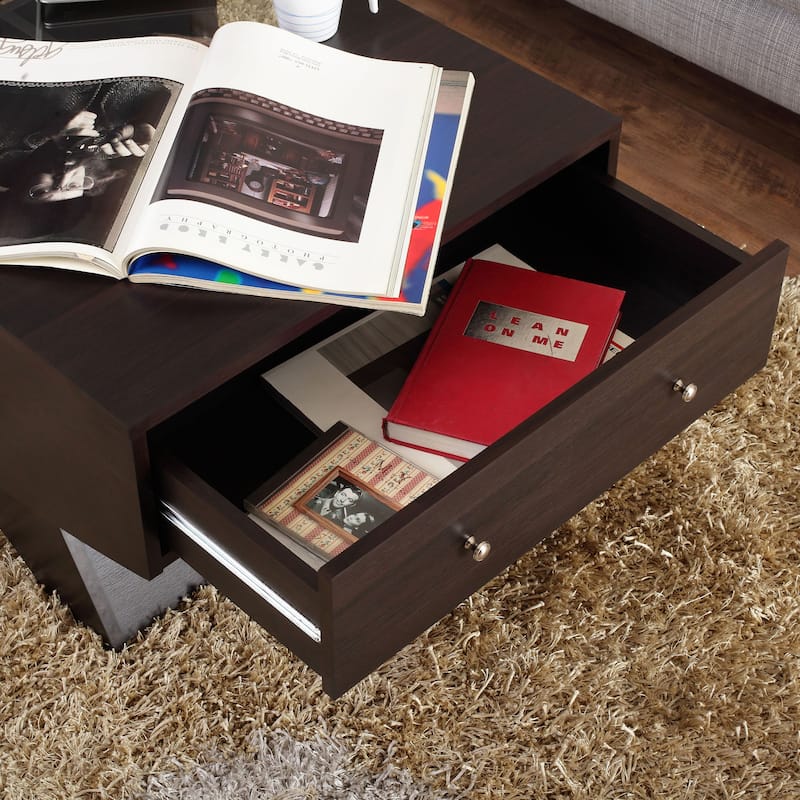 DH BASIC Modern 48" Hidden Storage Coffee Table by Denhour