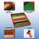 preview thumbnail 3 of 4, GSE™ 2-Player Wooden 12 Number Shut The Box Dice Game Set for Family Game Night, Dice Table Games, Bar Games