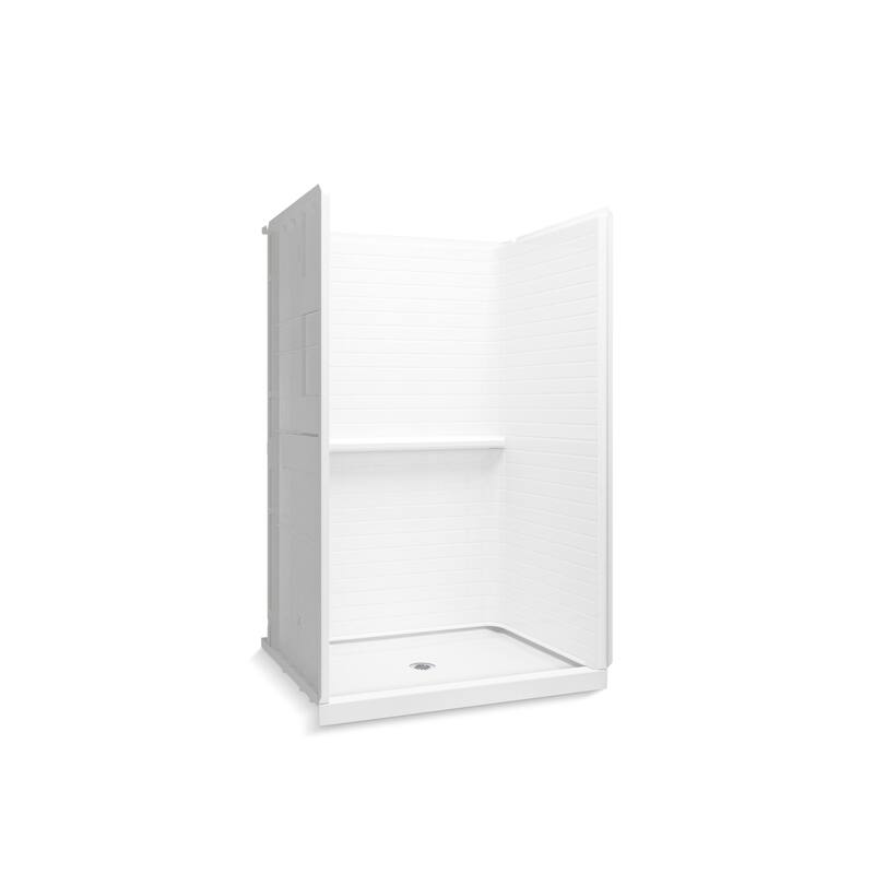 Sterling K-72520106 Traverse 76-3/8" High x 48" Composite Shower with