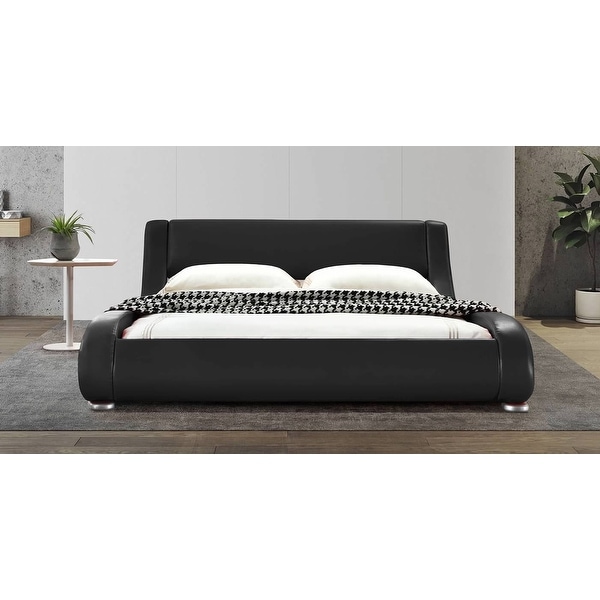 Greatime b1070 contemporary upholstered platform bed discount