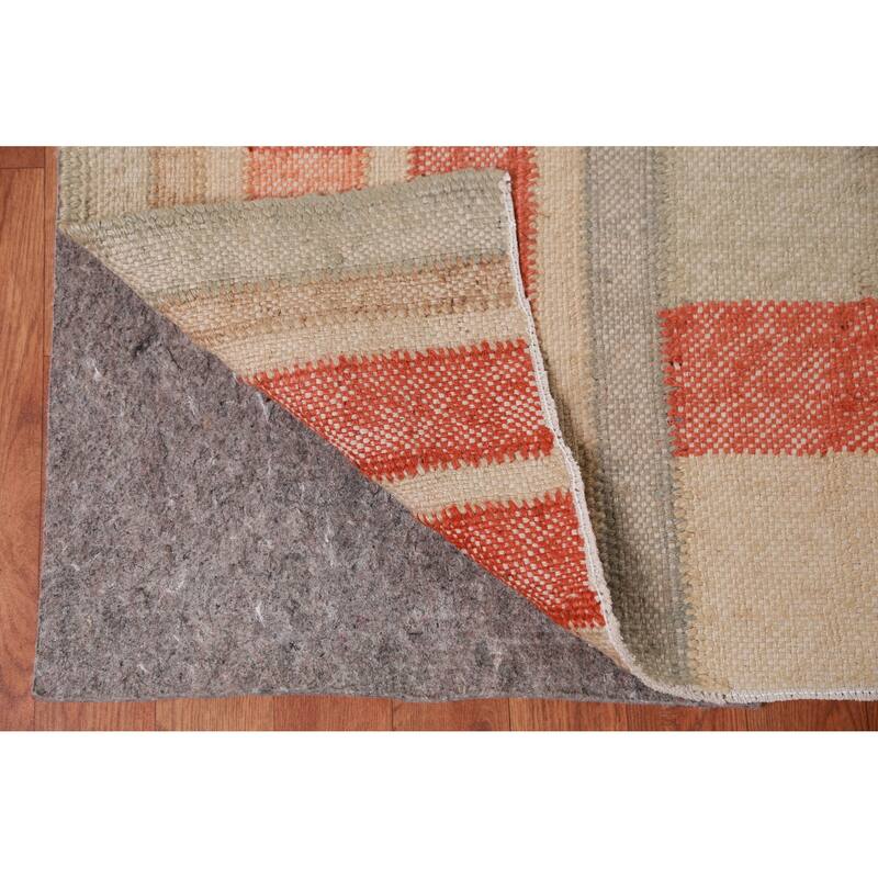 Hand Woven Oriental 100% Jute Carpet Southwestern Modern Multi-Colored Kilim Area Rug - 10' 0'' X 8' 5''