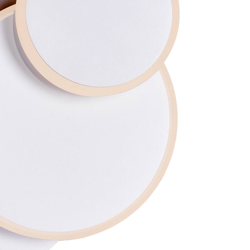 Private I Integrated LED Round Matte White Wall Sconce - Matte White