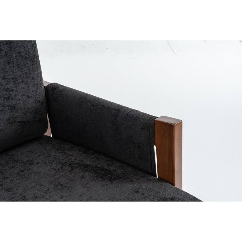 Mid-Century Modern Accent Chairs ,Modern Accent Chair,Chair with Soft Waist Cushion,Ergonomic Lounge Chairs