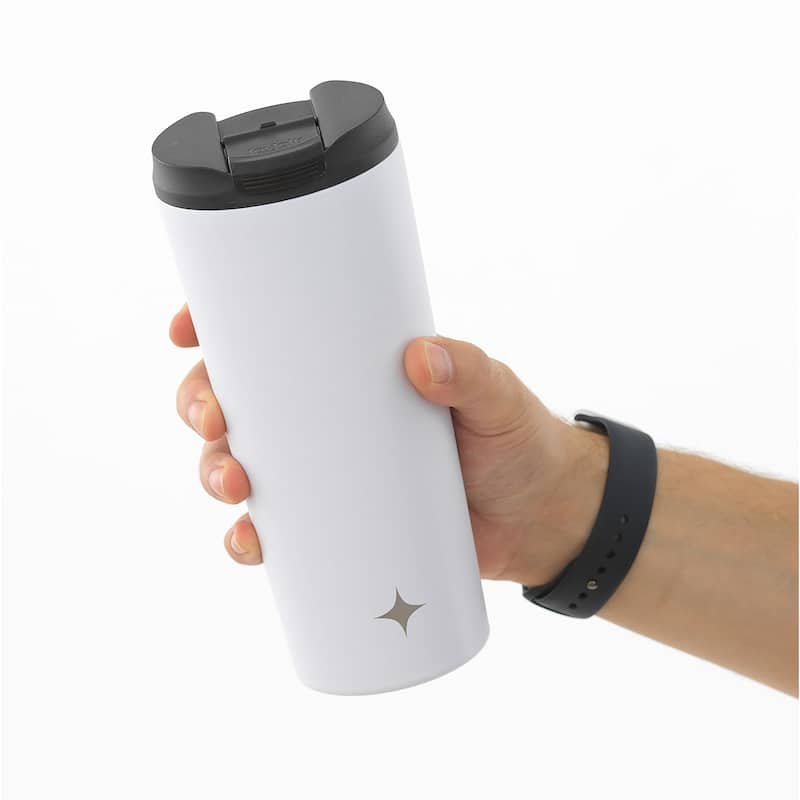 JoyJolt Vacuum Insulated Stainless Steel Tumbler with Flip Lid and Straw - 20 oz - 20 oz
