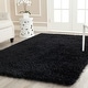 preview thumbnail 16 of 45, SAFAVIEH Handmade New Orleans Shag Triin Area Rug 4' x 6' - Black - Rectangle