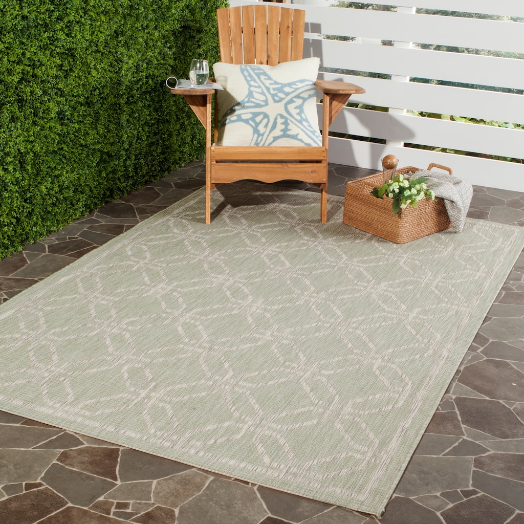 SAFAVIEH Courtyard Dianna Indoor/ Outdoor Waterproof Patio Backyard Rug