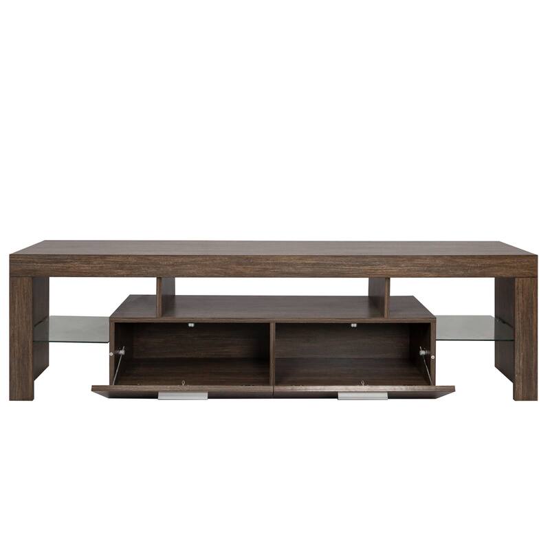 Simple Modern TV Cabinet /TV Console with 16 RGB LED Backlight