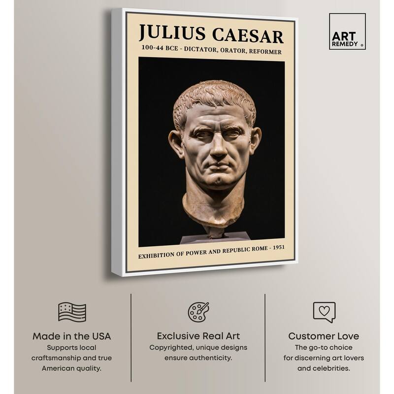 Roman Leader Canvas by Art Remedy