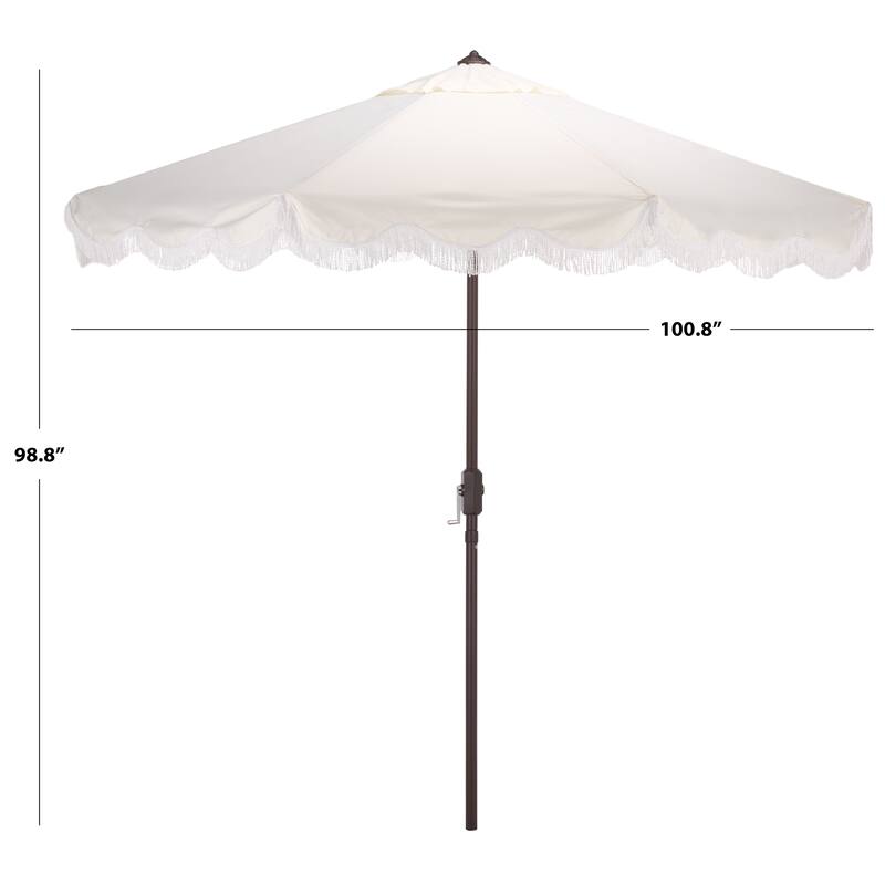 SAFAVIEH Outdoor Living Torsa 9ft Crank Umbrella