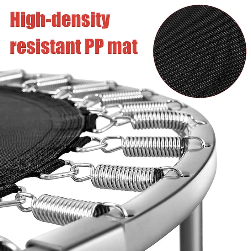 Goplus 50'' Trampoline for 2 People Foldable Rebouncer w/Adjustable - See Details