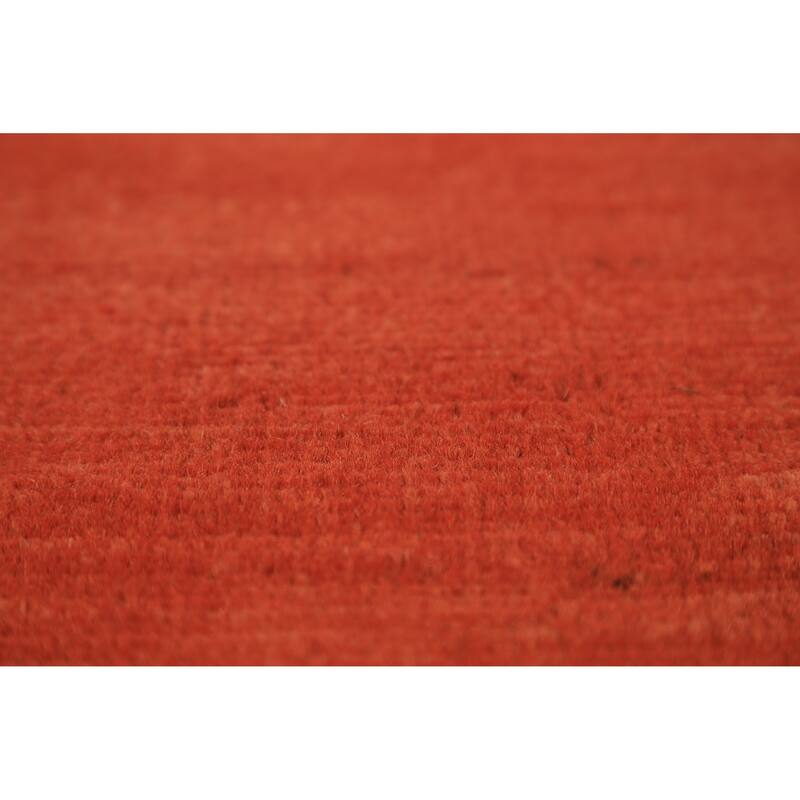 Gabbeh Modern Oriental Rug Hand-Knotted Wool Carpet - 5'3" x 6'5"