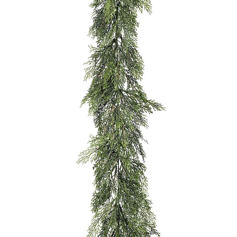 72" Plastic Cedar Greenery Garland