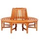 preview thumbnail 1 of 7, vidaXL Tree Bench Ø 63" Wood
