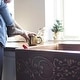 preview thumbnail 6 of 10, Ganku Copper 33" Single Bowl Farmhouse Apron Front Undermount Kitchen Sink