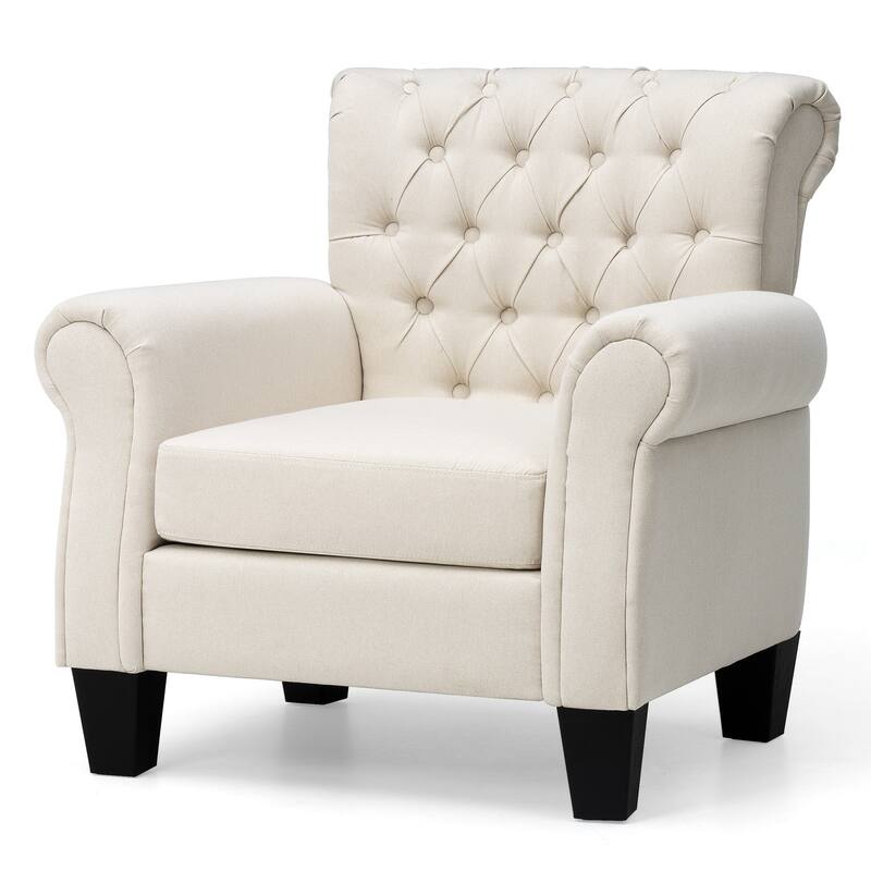 VredHom Accent Chair Club Chair Single Sofa Armchair - 32.08'' L x 32.67 '' W x 32.87 '' H - Beige
