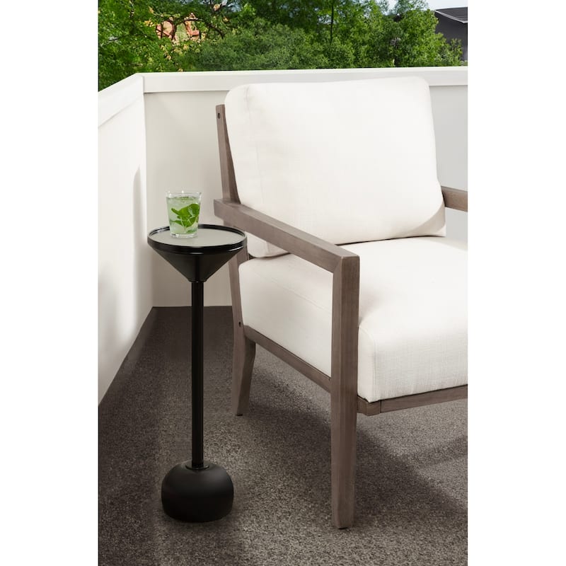 Kate and Laurel Frisk Metal Drink Table