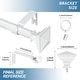 preview thumbnail 26 of 34, Modern Square Urn Adjustable Drapery Curtain Rod with Clip Rings