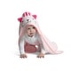 preview thumbnail 5 of 3, Baby/Infant Hooded Bath Towel - Super Soft and Absorbent- Newborn Essential - Pink Cat