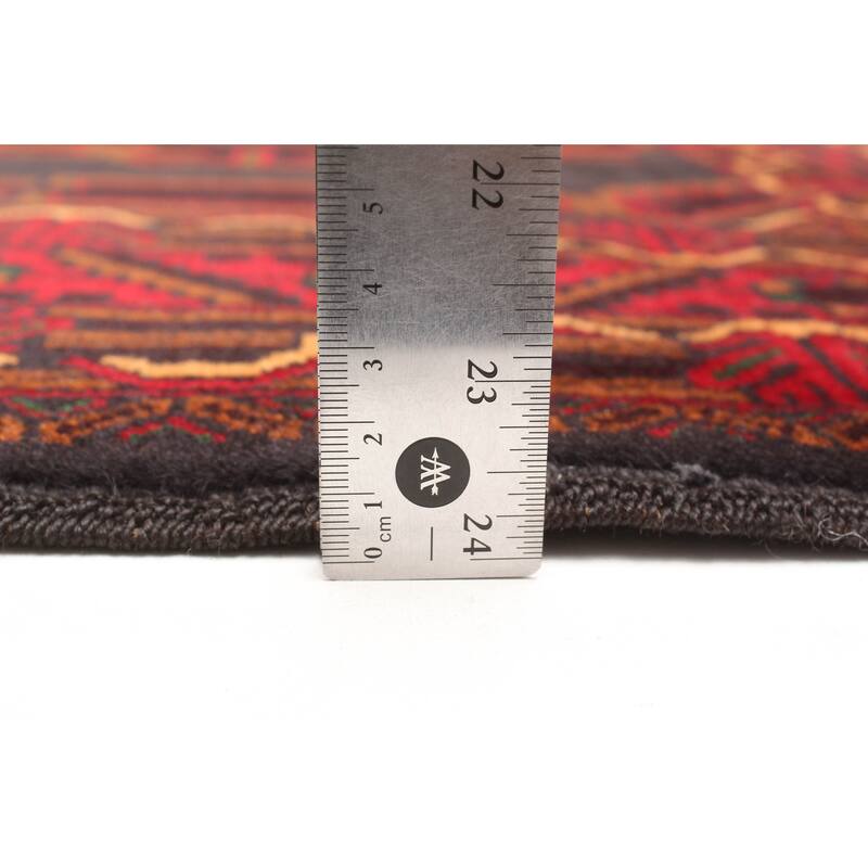 ECARPETGALLERY Hand-knotted Teimani Black Wool Rug - 3'7 x 6'5