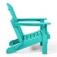 preview thumbnail 165 of 166, Laguna Fade Resistant All Weather Outdoor Patio Folding Adirondack Chair