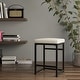 preview thumbnail 30 of 34, HomePop Open Back Metal 24" Counter Stool - 24 inches - 24 inches Tan