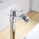 preview thumbnail 16 of 24, Vibrantbath Commercial Waterfall Bathroom Sink Vessel Faucet