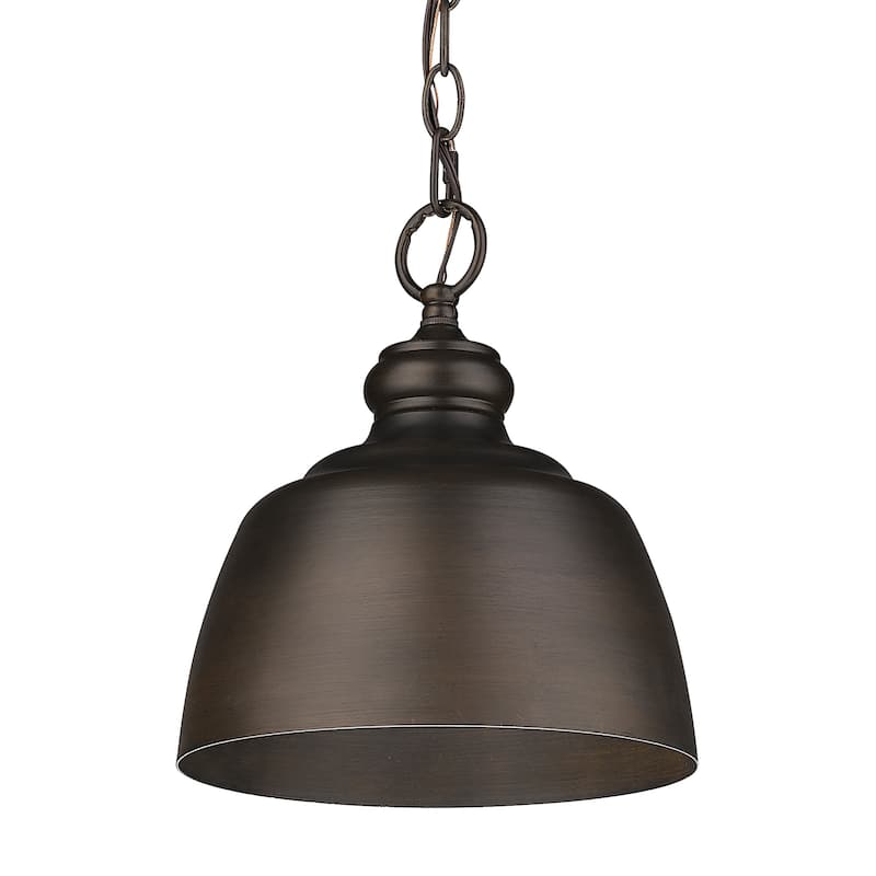 Wry Lighting Holmes 1-light Pendant in Rubbed Bronze