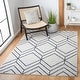 preview thumbnail 8 of 154, SAFAVIEH Adirondack Benilda Modern Geometric Rug 10' x 14' - Light Grey/Navy