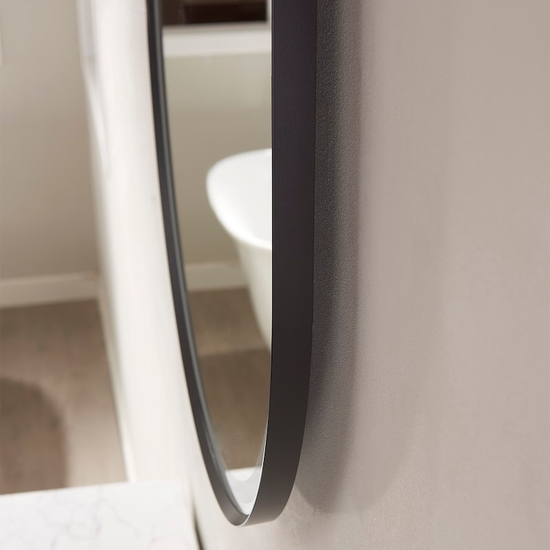 24'' Oval LED Lighted Accent Bathroom/Vanity Wall Mirror