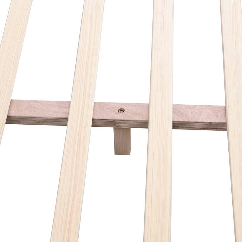 Block Style Boucle Platform Bed Upholstery Grounded Bed Frame w/Thick Headboard & Footboard, Wooden Slat Support, Easy Assembly