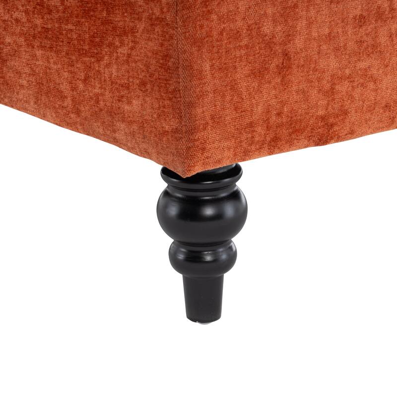 Oversized Chaise Lounge Indoor,Chenille Single Sofa Bed with Wide Seat,Upholstered Lazy Sleeper Armchair,Reading Couch Set