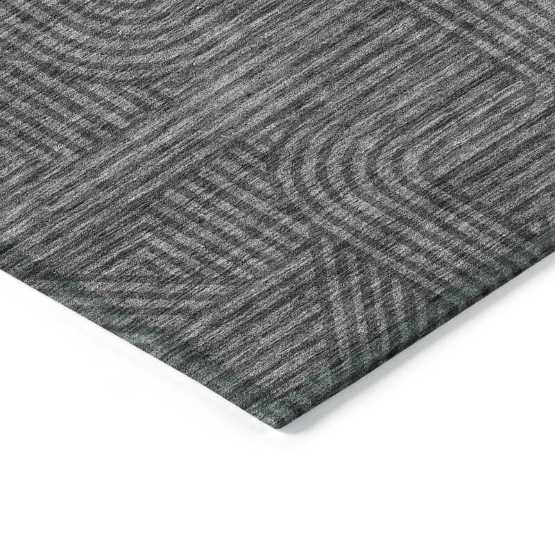 Machine Washable Indoor/ Outdoor Chantille Contemporary Geo Rug