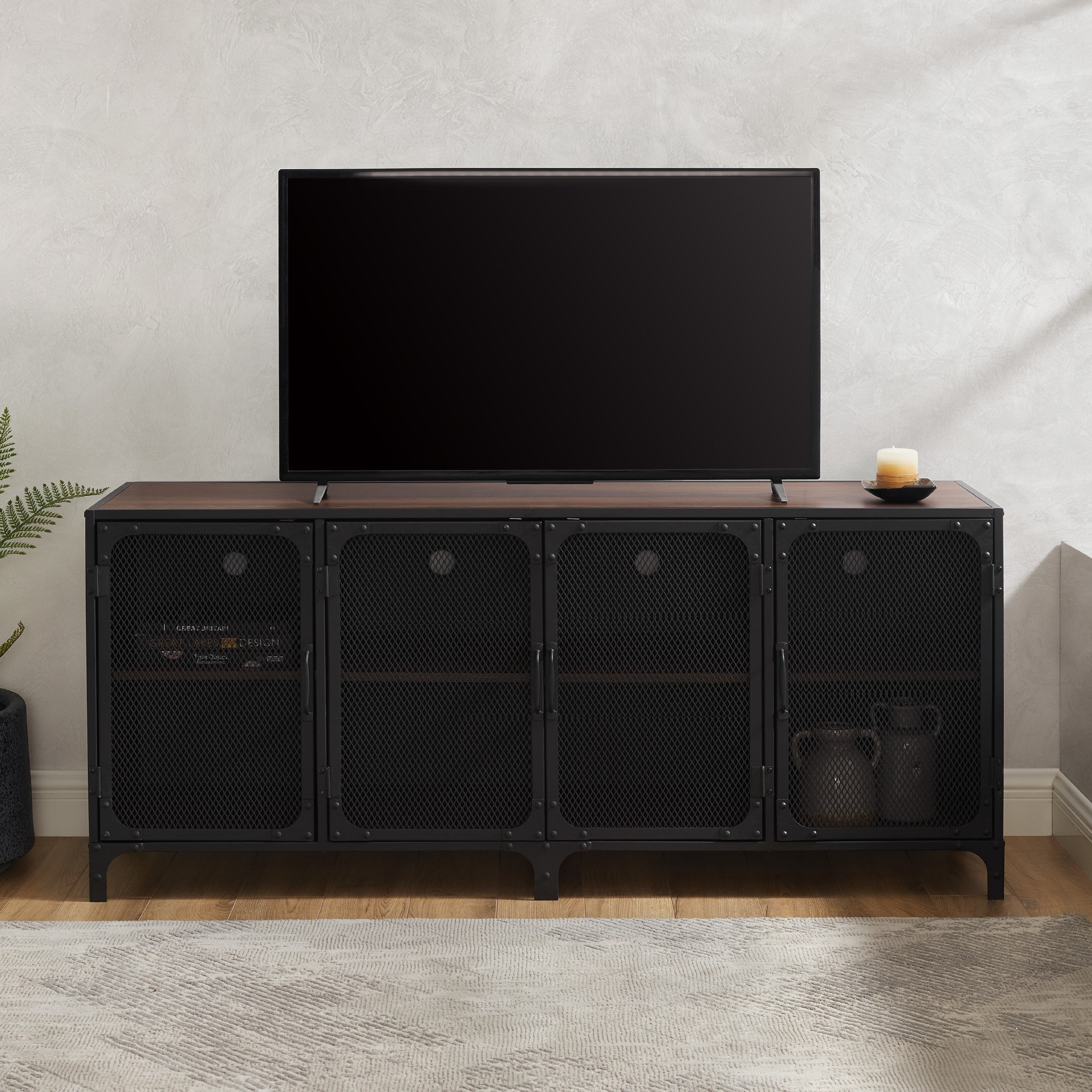Featured image of post Metal Mesh Tv Stand / Metal mesh construction ensures lasting durability.
