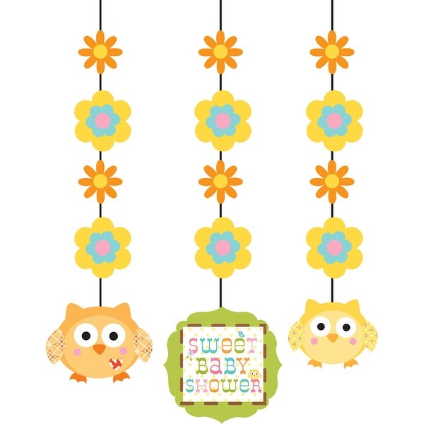 Shop Pack Of 18 Happi Tree Sweet Baby Shower Printed Hanging