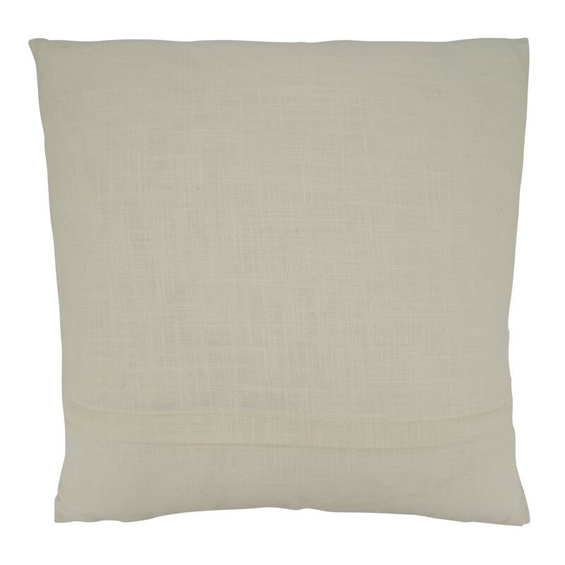 Foil Print Pillow With Snowflake Design