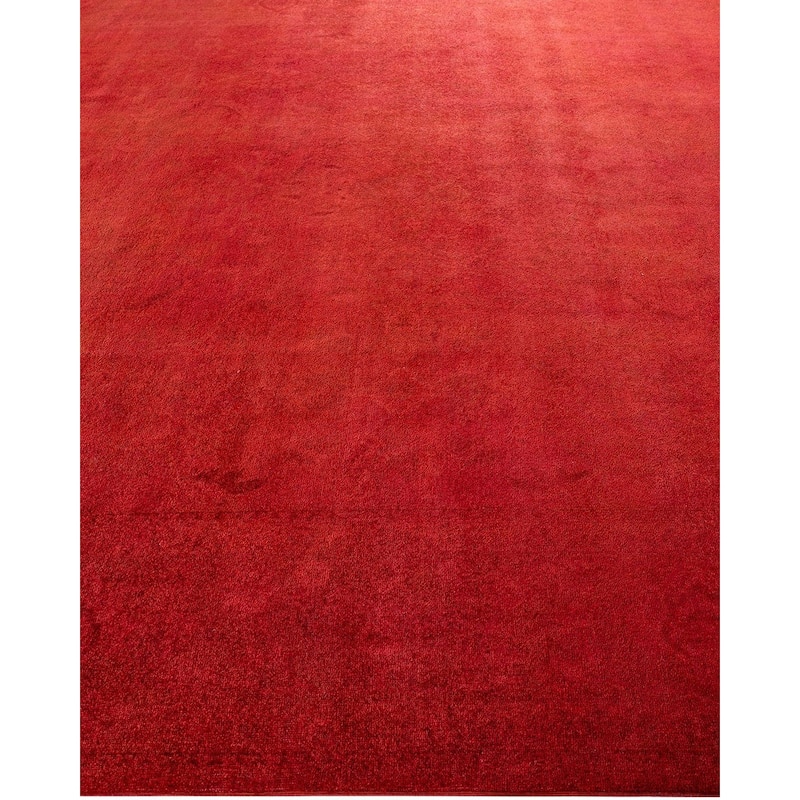 Vibrance, One-of-a-Kind Handmade Area Rug - Red, 9' 4" x 12' 5" - 9' 4" x 12' 5"