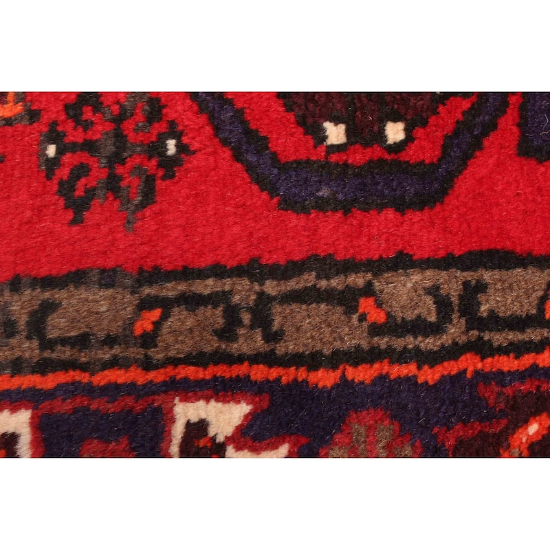 ECARPETGALLERY Hand-knotted Andelz Red Wool Rug - 4'2 x 6'3
