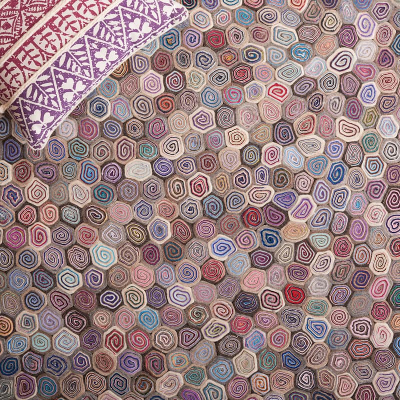 SAFAVIEH Handmade Fifth Hadice Kulliki Mid-Century Modern Wool Rug