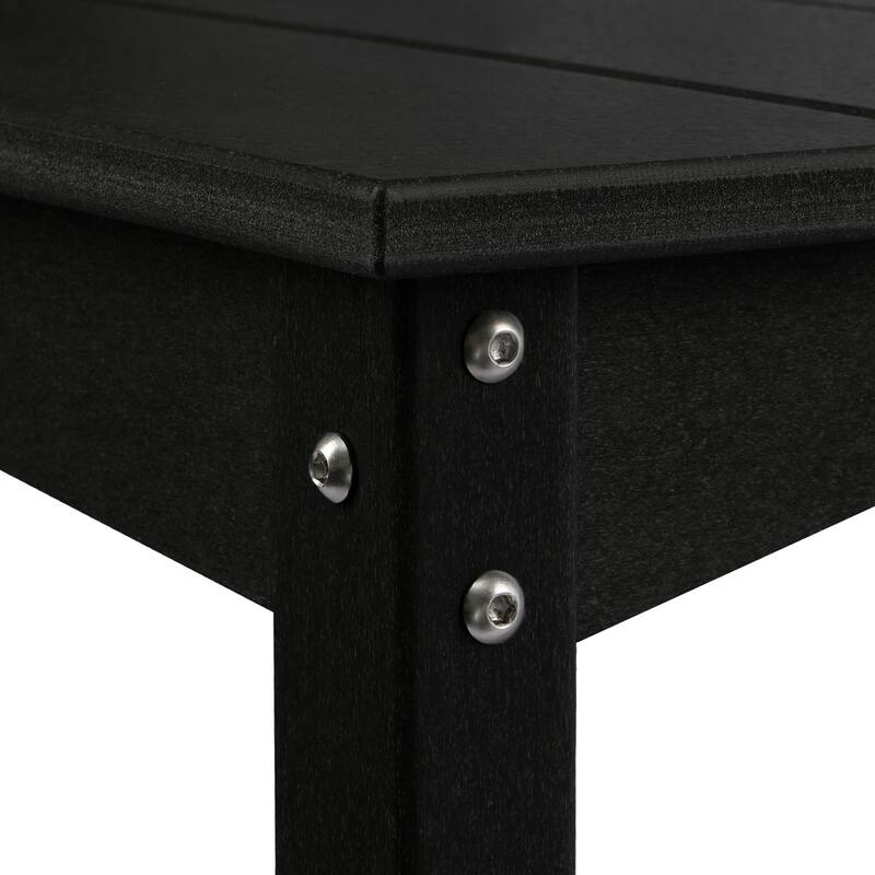 Laguna Hdpe All Weather Outdoor Patio Two Shelf Table